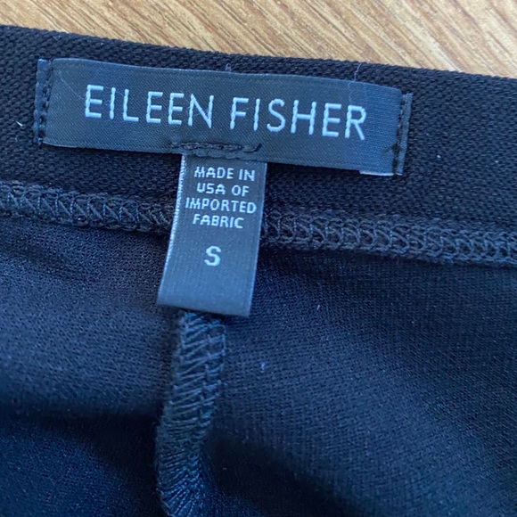Eileen Fisher Black Pull On Pants - Picture 3 of 5